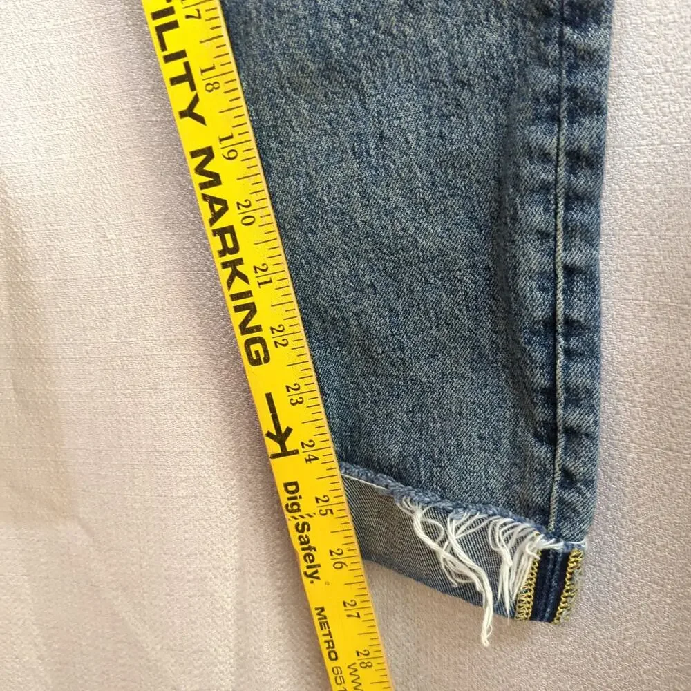 We The Free People Jeans Womens 26 Stella Skinny High Rise Dirty Wash Distressed - Picture 7 of 12